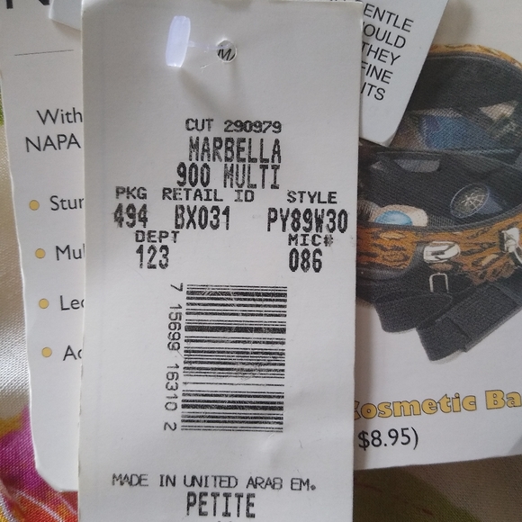 Nappa Valley petite Size 12 Linen Blend Floral NWT Maxi Shirt - Picture 3 of 5